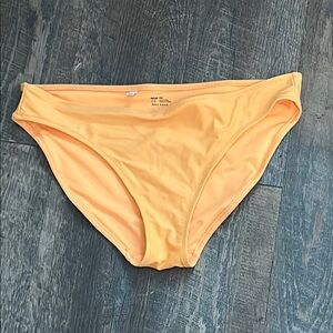 Aerie Shine Full Coverage Bikini Bottom Orange Size‎ Large